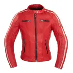 Dámská kožená bunda W-TEC Umana červená 3XL