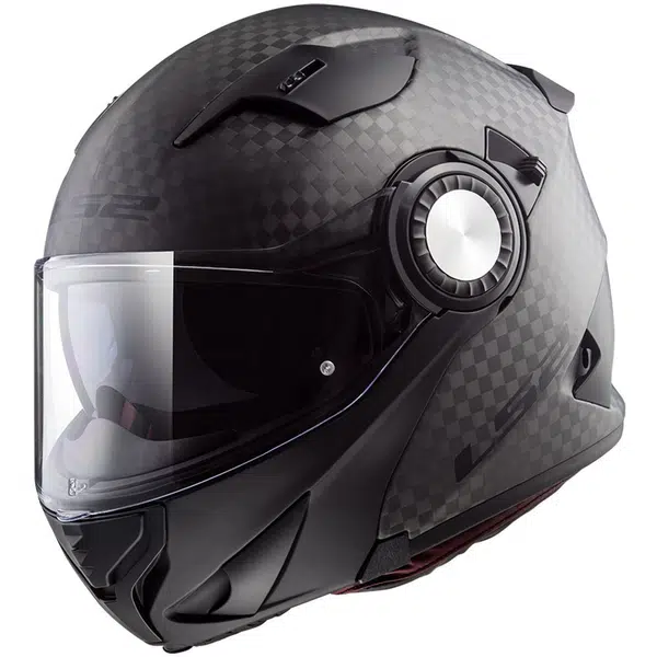 Výklopná přilba LS2 FF313 Vortex Solid Carbon XXL (63-64)