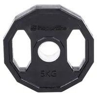 Pogumovaný olympijský kotouč inSPORTline Ruberton 5 kg 50 mm