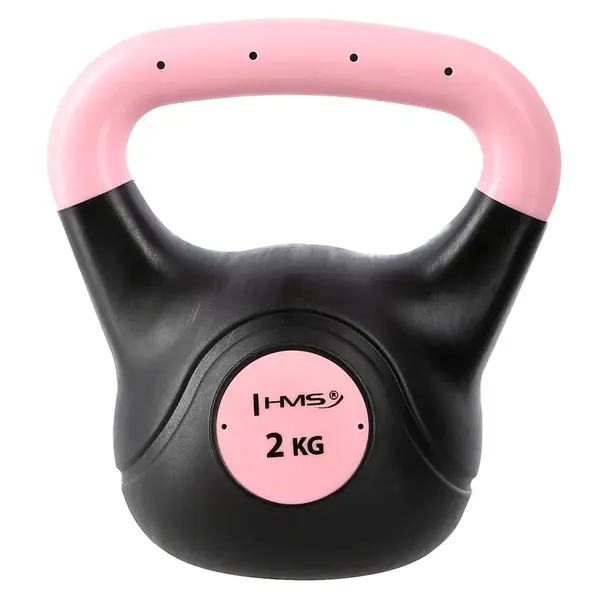 HMS Kompozitový kettlebell KPC02 Vin-Bell 2 kg růžový