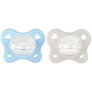 Chicco Dudlík PhysioForma Dual Soft modrý 2–6 m 2 ks