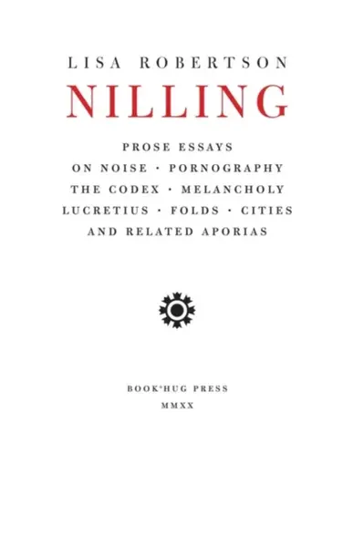 Nilling - Lisa Robertson