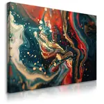 Muralo OBRAZ NA STĚNU pro Kancelář MRAMOR Moderní Abstrakce Glamour Styl 100/70 cm