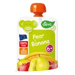 Deva Ovocná kapsička hruška a banán 6m+ 90 g