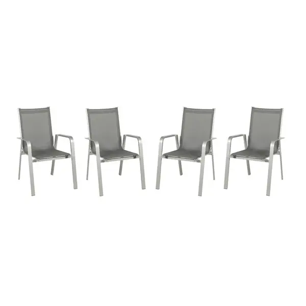Acamp SADA ZAHR. ŽIDLÍ 4 ks, kov, textil