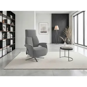 Sit & More RELAXAČNÍ KŘESLO, textil, antracitová