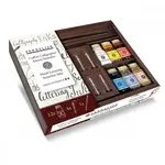 Dřev.box Sennelier 12 inkoustů 10ml, 4 nibs