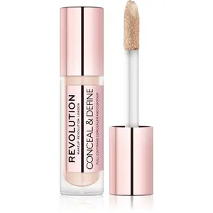 Revolution Conceal & Define tekutý korektor odtieň C 6,5 4 g