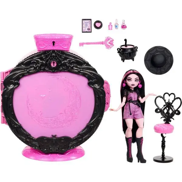 Mattel Monster High Odhalení elixírů s panenkou Draculaurou