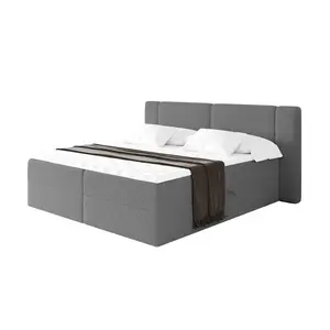 ALTDECOR POSTEL boxspring s matrací H4 - EVON - 120x200 cm Šedá