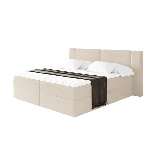 ALTDECOR POSTEL boxspring s matrací H3 - EVON - 140x200 cm Béžová