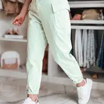 Dámské baggy kalhoty GOTRENDI mátové