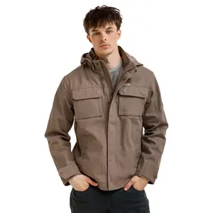 Bushman Pánska prechodová bunda Ermelo, khaki XXXXL