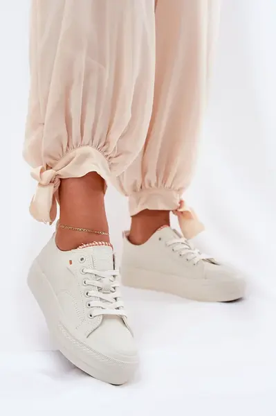 BIG STAR SHOES Dámské Tenisky Z Eko Kůže Big Star