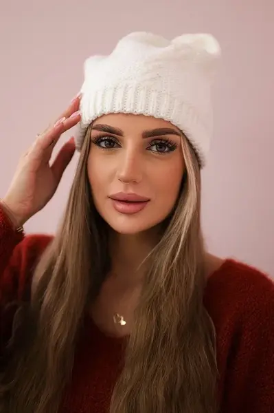 Kesi Dámská čepice Lorena K377 bílá
