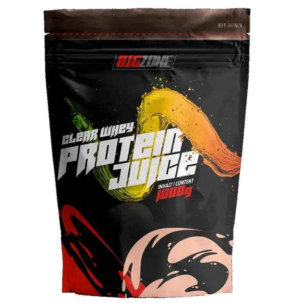 Big Zone Clear Whey Protein Juice 1000g - citrónový ledový čaj