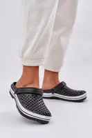 PE1 Lehké Pěnové Dámské Pantofle Černé Ardanica