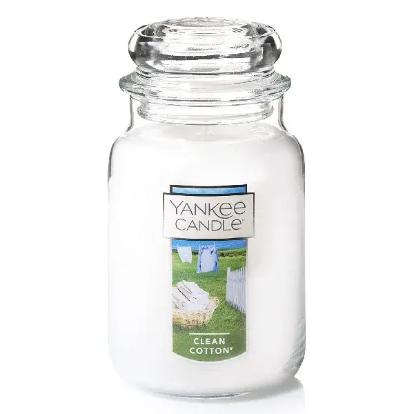 Yankee Candle Aromatická svíčka Clean Cotton 623 g