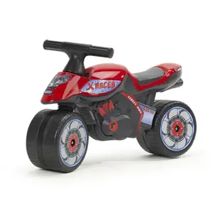 Odstrkovadlo - motorka červená