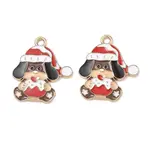 Christmas Themes Alloy Enamel Pendants