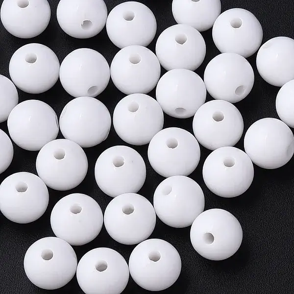 Opaque Acrylic Beads