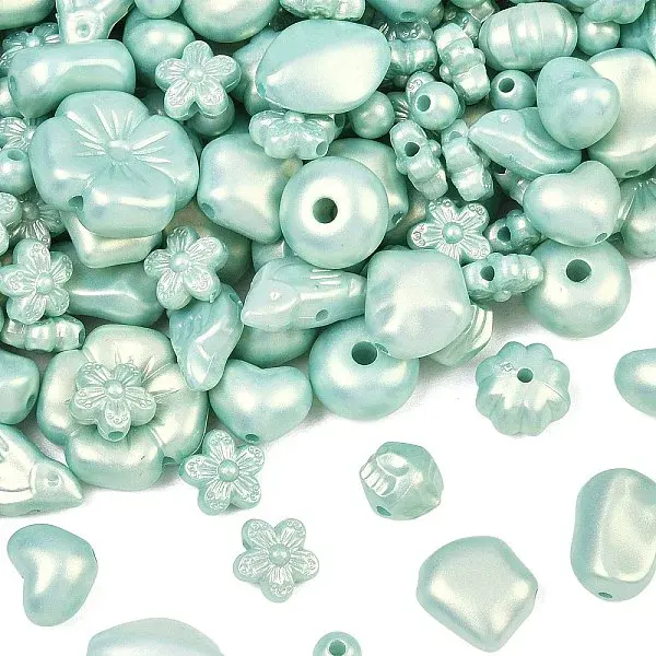 Pearlized Opaque Acrylic Beads