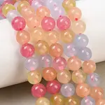 Dyed Natural Rose Quartz Beads Strands