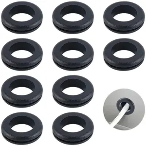 12Pcs Rubber Environmental Protection Two-sided Protective Coil