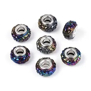 Opaque Resin European Beads