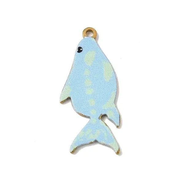 Printed 304 Stainless Steel Pendants