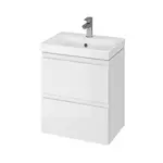 Skříňka s umyvadlem Moduo slim 50 cm bily