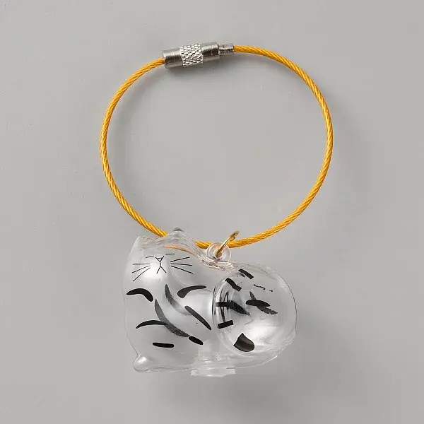 Iron & Silicone Hair Storage Capsule Pendants