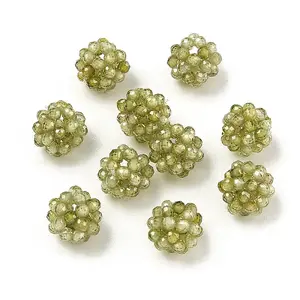 Cubic Zirconia Woven Beads