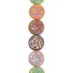 Painted Glass Beads Strands