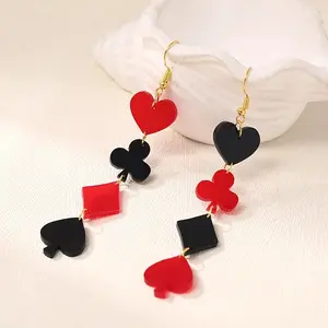 Valentine's Day Acrylic Dangle Earrings