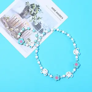Plastic & Wood Beaded Necklaces & Beaded Bracelets Sets