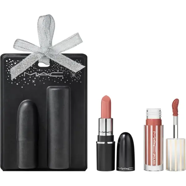 MAC Cosmetics Holiday Mini MAC Nude Lip Combo dárková sada