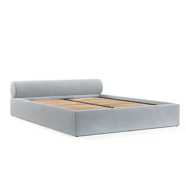 AltaBeds ČALOUNĚNÁ POSTEL SOLVO 160/200 cm Light Šedá
