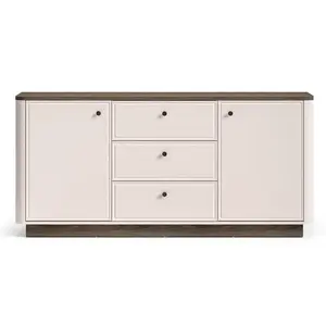 Selsey KOMODA Vilavio kašmír/dekor dub tmavý 180 cm
