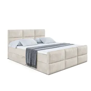 ALTDECOR AMERICKÁ postel OHIO-Z – 200 x 200 cm – H4 – ecru