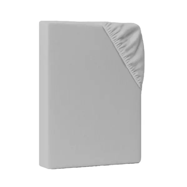 AM Qualitätsmatratzen NAPÍNACÍ prostěradlo 150/200/12 cm světle šedá