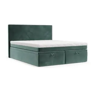 AltaBeds POSTEL BOXSPRING ZALLA 140/200 Tyrkysová