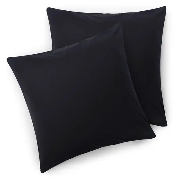 Blumtal POVLAK na polštář Agneta 65/65 cm, sada 2 ks, 100% bavlna, černá