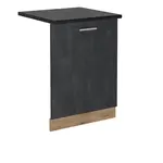 Vicco ČELNÍ PANEL MYČKY R-Line Černý beton 60 cm , PD Antracit