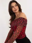 Blouse-DHJ-BZ-18701.59-red