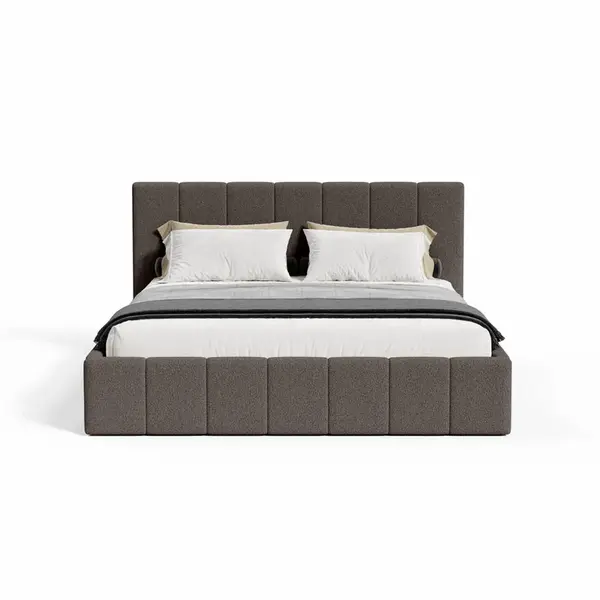 Fedve POLSTERBED MALFO SLIM 140x200 cm, Hnědá