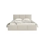 Fedve POLŠTÁŘOVÁ POSTEL FONDI SLIM 200x200 cm, Krémová
