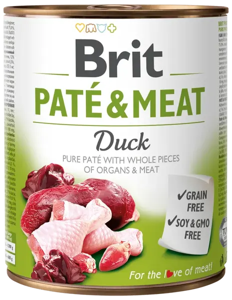 Konzerva Brit Paté & Meat Duck 800g