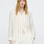 GAP Lněná oversize košile Big Shirt - Dámské