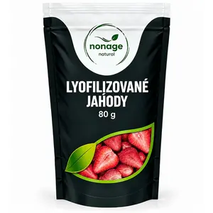 NONAGE Jahody plátky lyofilizované 80 g
